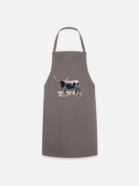 Texas Longhorns - Cooking Apron - grey