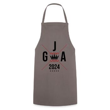 Bachelor party 2024 bachelor party - Cooking Apron - grey - Front - AI Model Male 185 dark (185cm)