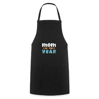Fête des mères Maman - Tablier de cuisine - noir - Devant - AI Model Male 185 dark (185cm)