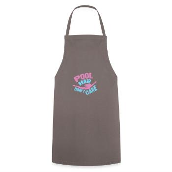 Swimmers Swimming 50 meters track Breaststroke - Cooking Apron - grey - Front - AI Model Male 185 dark (185cm)