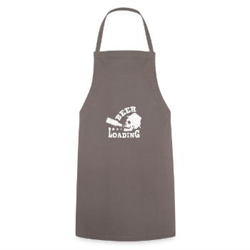 Bière Bière Bière Boire de la bière Alcohol Party - Tablier de cuisine - gris - Devant - AI Model Male 185 dark (185cm)