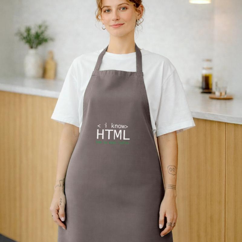 HTML Editor Hypertext Markup Language Web Document Tablier de cuisine