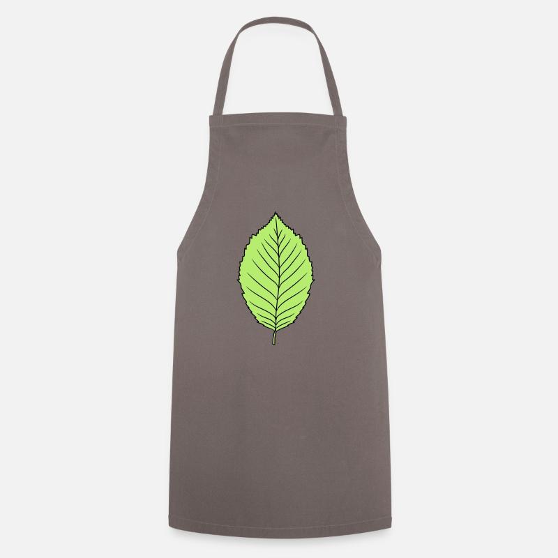 hêtre feuille arbre plante forme clip art conception forêt - Tablier de cuisine - gris