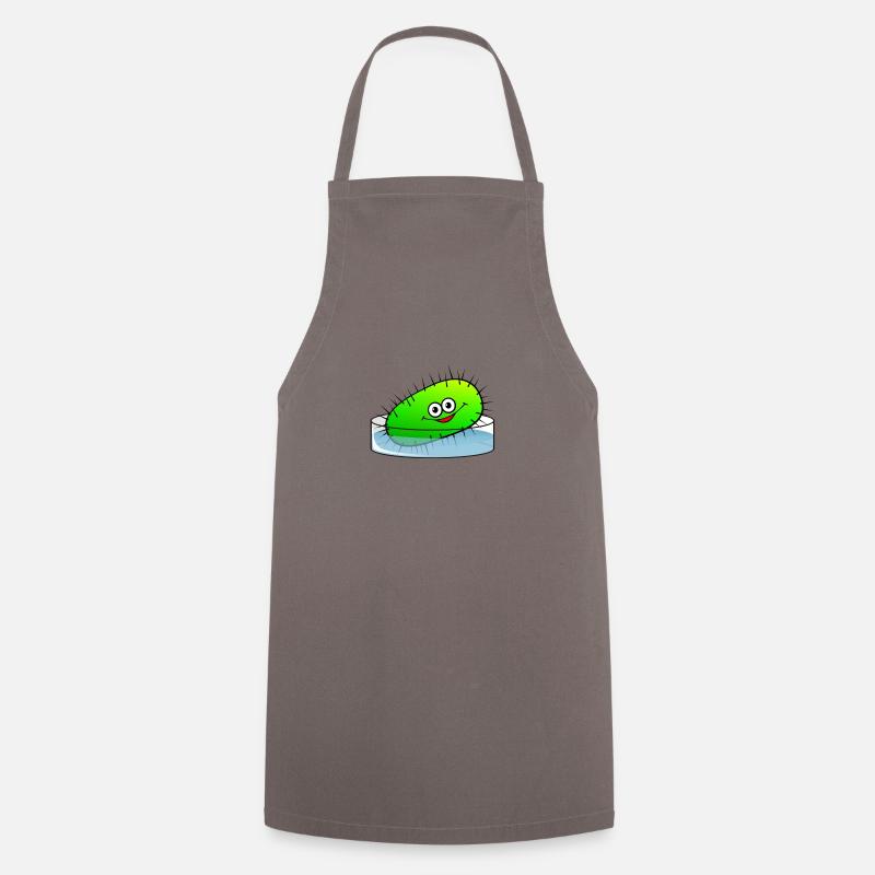 Bactérie heureuse - Tablier de cuisine - gris