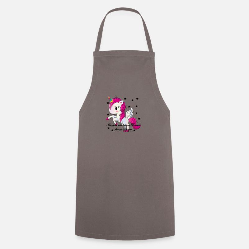 licorne - Tablier de cuisine - gris