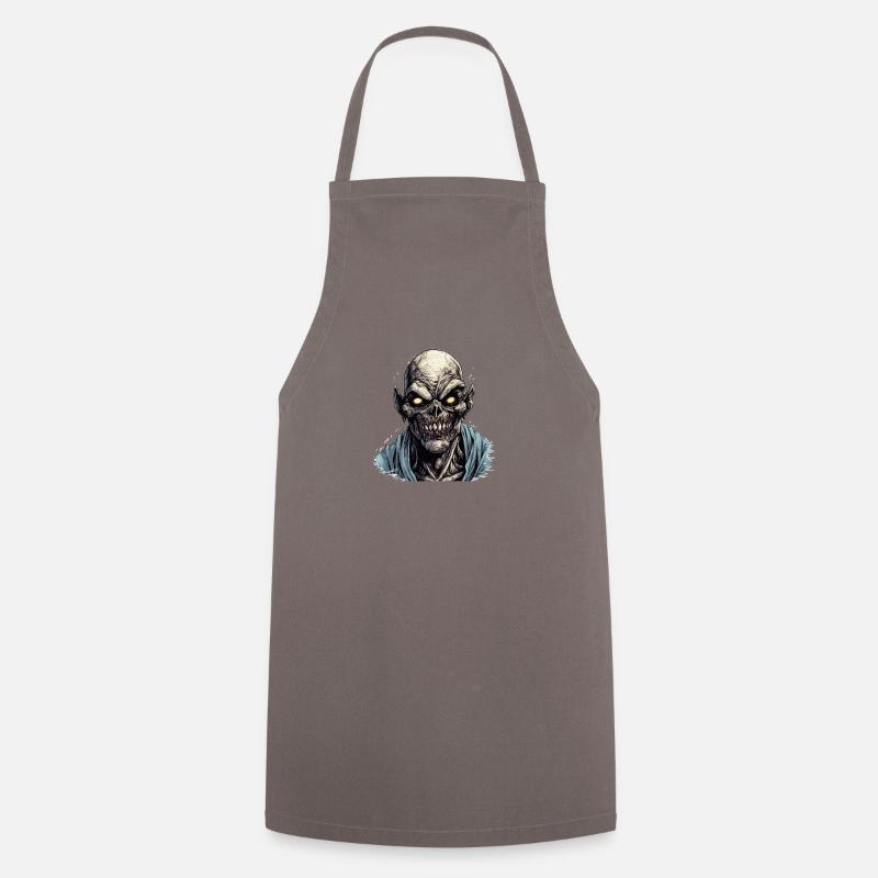 Monster Monster Demon Devil Vampire Guhl Zombie - Tablier de cuisine - gris
