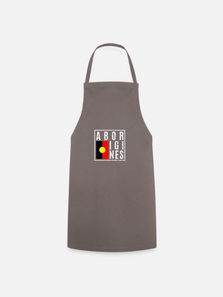 Aborigène - Tablier de cuisine - gris