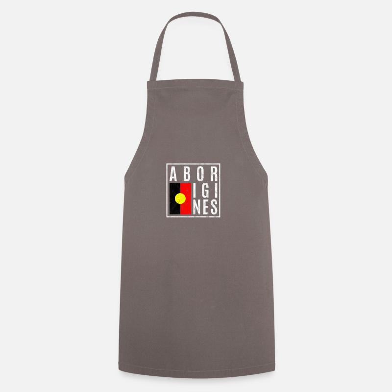 Aborigène - Tablier de cuisine - gris