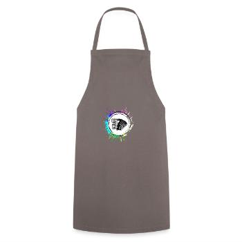 Musique d’accordéon - Tablier de cuisine - gris - Devant - AI Model Male 185 dark (185cm)