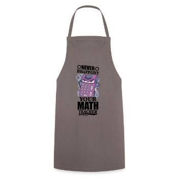 Mathematics - Cooking Apron - grey - Front - AI Model Male 185 dark (185cm)