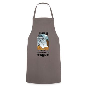 Canada - Tablier de cuisine - gris - Devant - AI Model Male 185 dark (185cm)