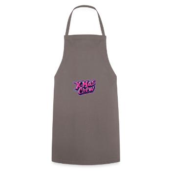 Équipage de Noël - Tablier de cuisine - gris - Devant - AI Model Male 185 dark (185cm)