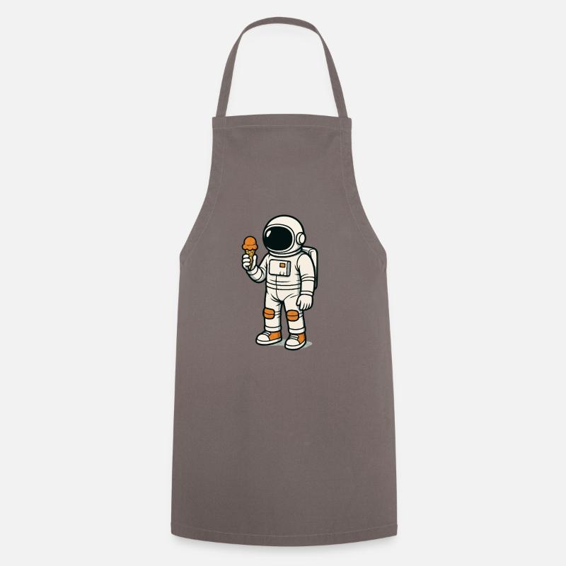 astronaut eis - Kochschürze - Grau