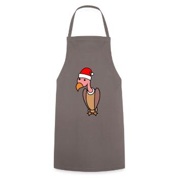Vulture Comic Noël Noël - Tablier de cuisine - gris - Devant - AI Model Male 185 dark (185cm)