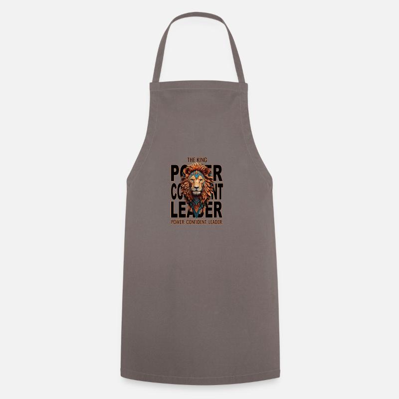 The King - Cooking Apron - grey