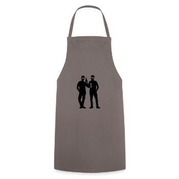 Team Party Gruppe Feiern Jga - Kochschürze - Grau - Vorne - AI Model Male 185 dark (185cm)