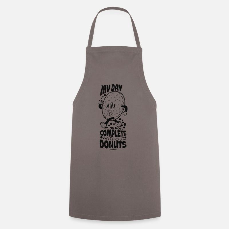 Donut - Kochschürze - Grau