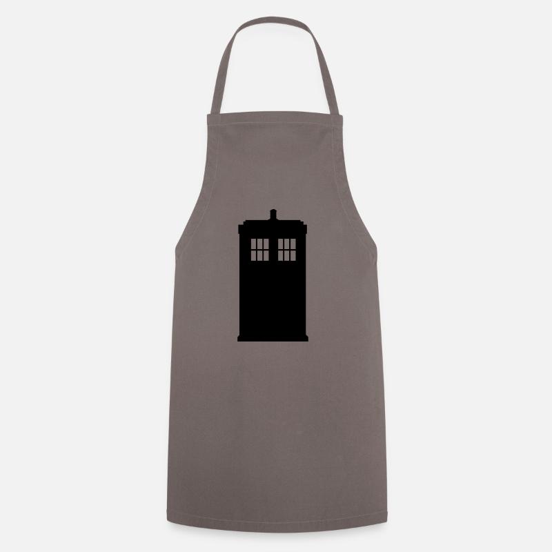 Police box - Cooking Apron - grey