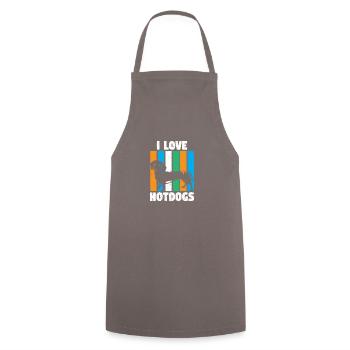Dog Dog Lover Dog Owner Dog Lover - Cooking Apron - grey - Front - AI Model Male 185 dark (185cm)