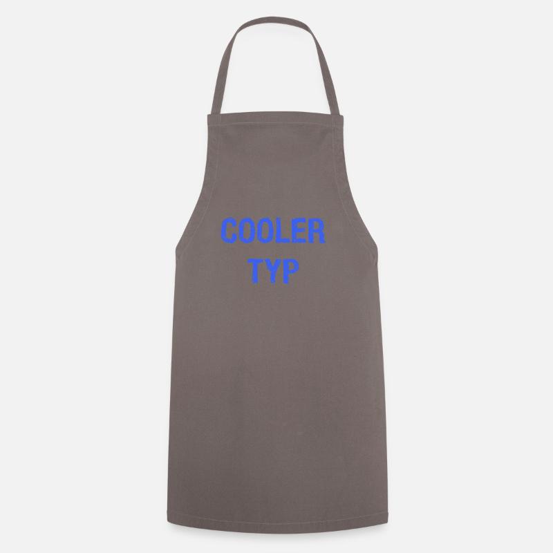 Mec cool - Tablier de cuisine - gris