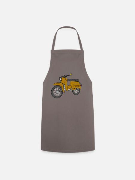 Simson Schwalbe Schwälbchen - Kochschürze - Grau