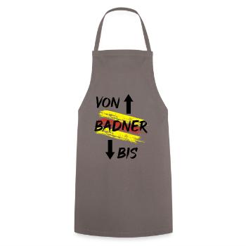 Heimat Baden Badner Schwarzwald Lustig - Kochschürze - Grau - Vorne - AI Model Male 185 dark (185cm)