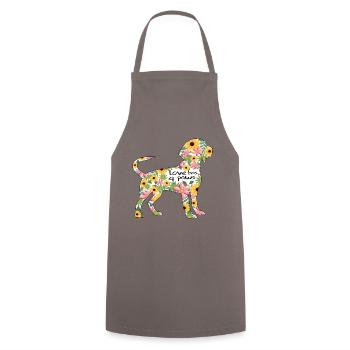 Beagle chien chien dictons chien maman chien propriétaire de chien - Tablier de cuisine - gris - Devant - AI Model Male 185 dark (185cm)