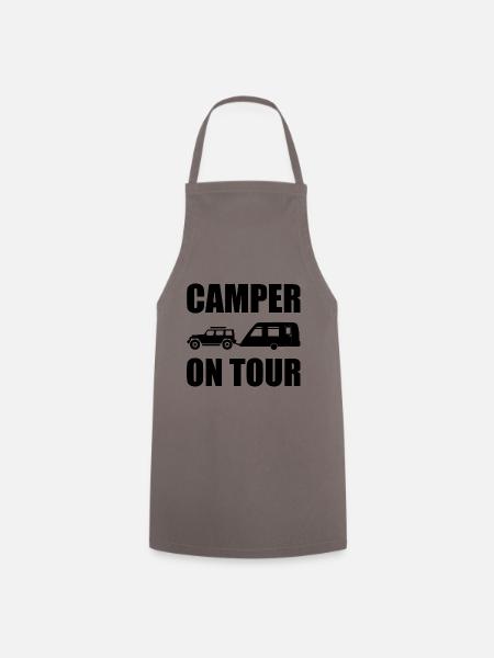 camping - Kochschürze - Grau