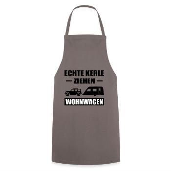 Camping - Kochschürze - Grau - Vorne - AI Model Male 185 dark (185cm)