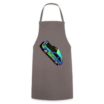 Drift toys 86 Trueno - cars drift tuning - Cooking Apron - grey - Front - AI Model Male 185 dark (185cm)