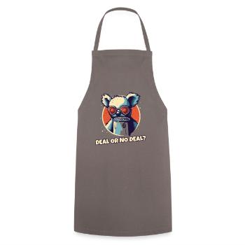 Deal mit dem coolen Koala - Kochschürze - Grau - Vorne - AI Model Male 185 dark (185cm)