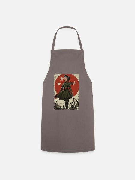 Vintage Socialisme Communisme Propagande - Tablier de cuisine - gris