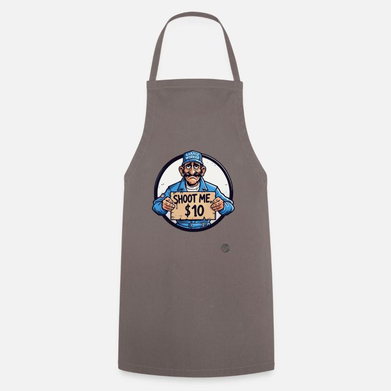 Parodie d’Al-Bundy Dad-Life - Tablier de cuisine - gris