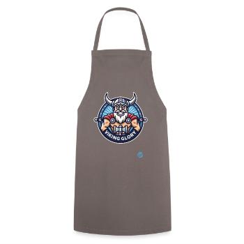 Viking Glory - Cooking Apron - grey - Front - AI Model Male 185 dark (185cm)
