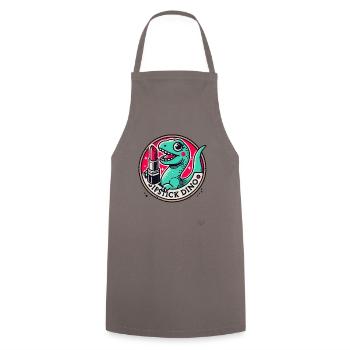 Rouge à lèvres Dino - Tablier de cuisine - gris - Devant - AI Model Male 185 dark (185cm)