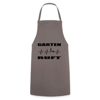 Garten - Kochschürze - Grau - Vorne - AI Model Male 185 dark (185cm)