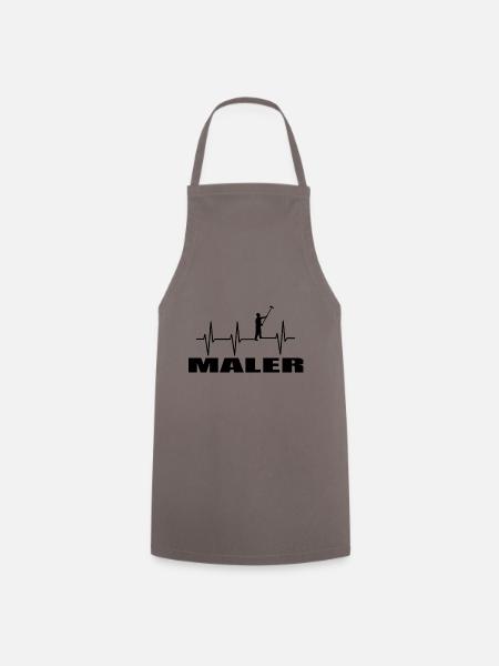 Maler - Kochschürze - Grau