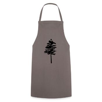 A tree - Tablier de cuisine - gris - Devant - AI Model Male 185 dark (185cm)