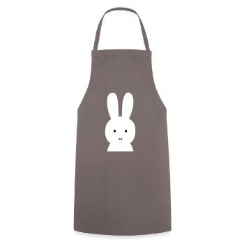 Hare - Cooking Apron - grey - Front - AI Model Male 185 dark (185cm)