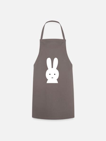 Hase - Kochschürze - Grau