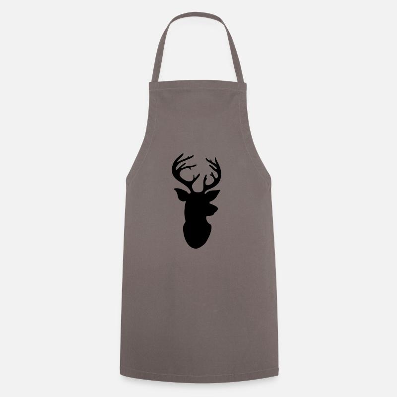 Oh Deer - Kochschürze - Grau