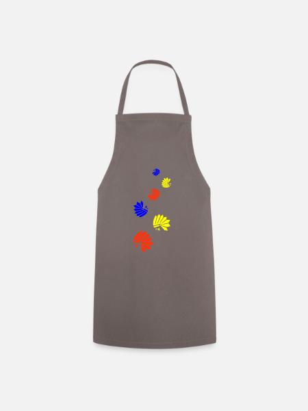 Symbole de la tête indienne - Tablier de cuisine - gris