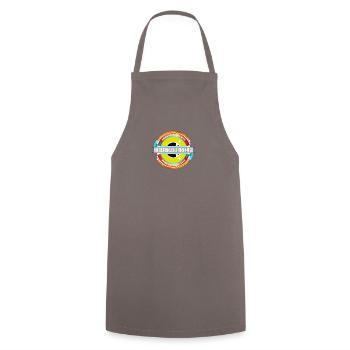Aidez-vous vous-même - Tablier de cuisine - gris - Devant - AI Model Male 185 dark (185cm)