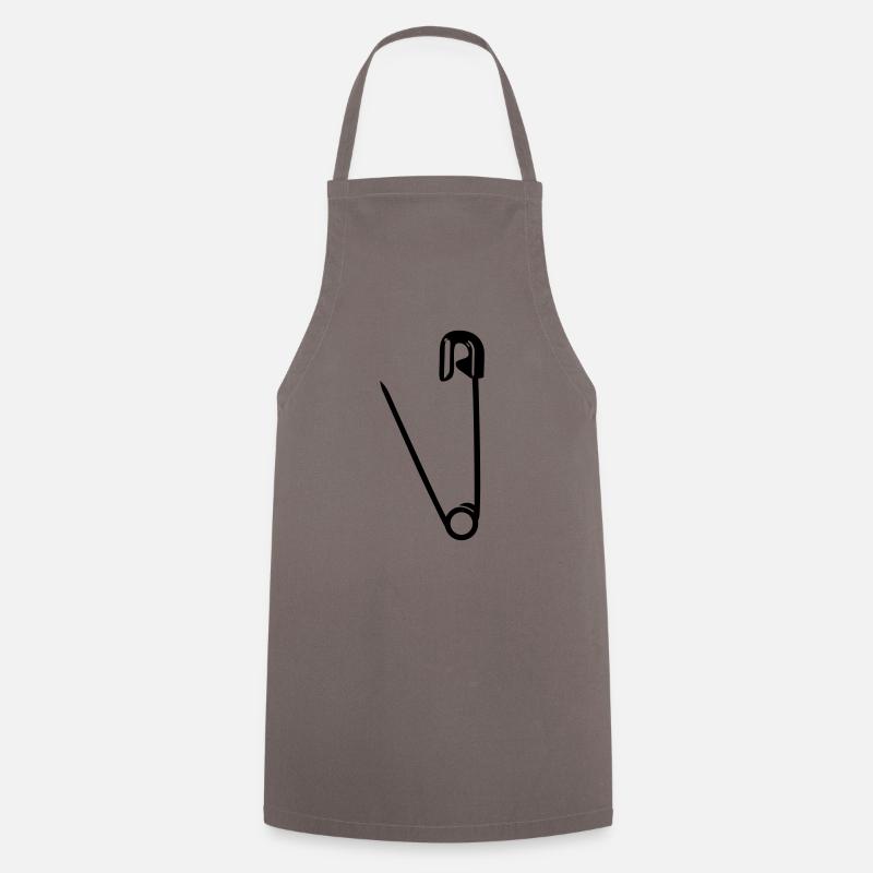 punk - Tablier de cuisine - gris