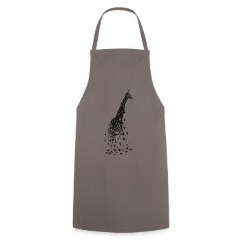Résumé de girafe - Tablier de cuisine - gris - Devant - AI Model Male 185 dark (185cm)