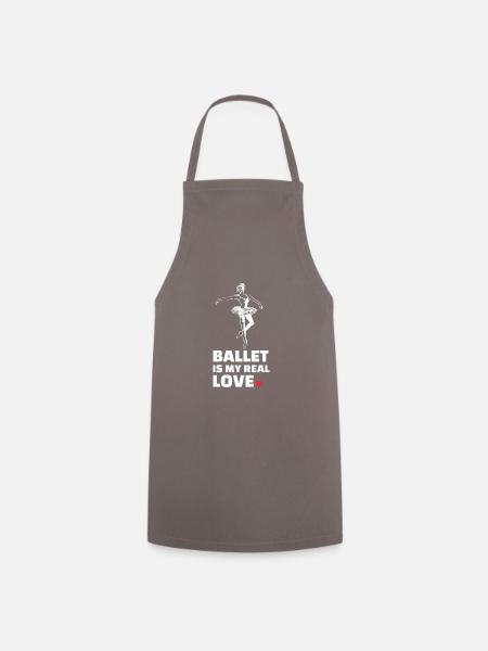 Ballett Liebe - Kochschürze - Grau