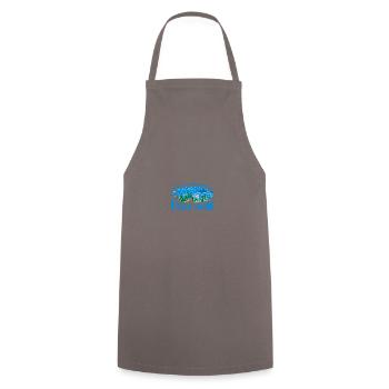 Aquarist Fish Keeper Hobby Aquarium Fish Keeper - Tablier de cuisine - gris - Devant - AI Model Male 185 dark (185cm)