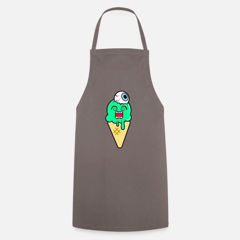 Funky Ice Cream - Cooking Apron - grey