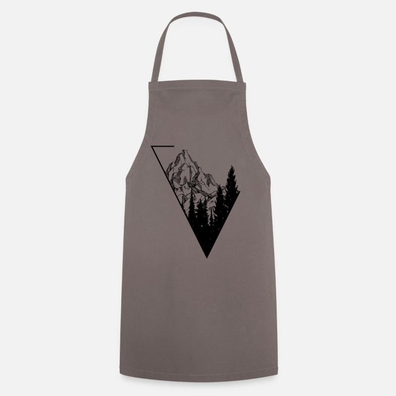 Design pending details - Cooking Apron - grey
