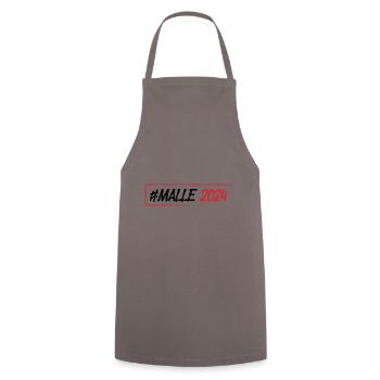 Malle 2024 - Tablier de cuisine - gris - Devant - AI Model Male 185 dark (185cm)